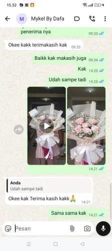 Testimonial Buket Bunga batukarut