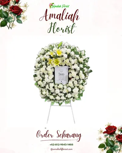 Krans Bunga Duka Cita batukarut